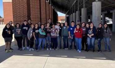 Upward Bound students volunteer at the Special Olympics