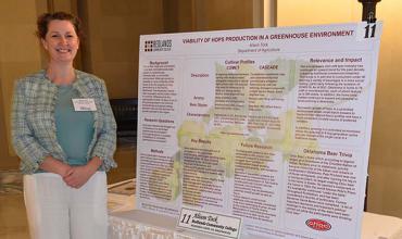 Alison Tock of Watonga was selected to represent Redlands Community College at Research Day held recently at the State Capitol. 
