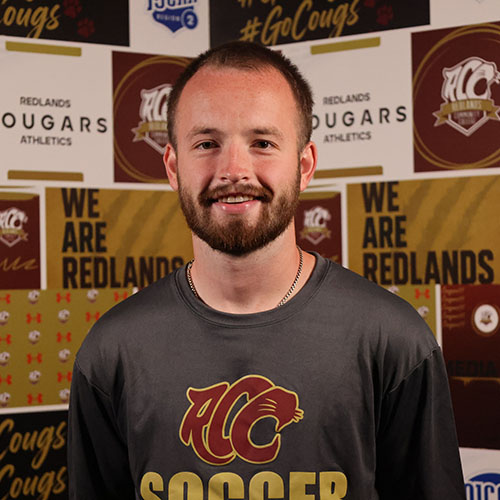 Man with a brown beard wearing a gray shirt