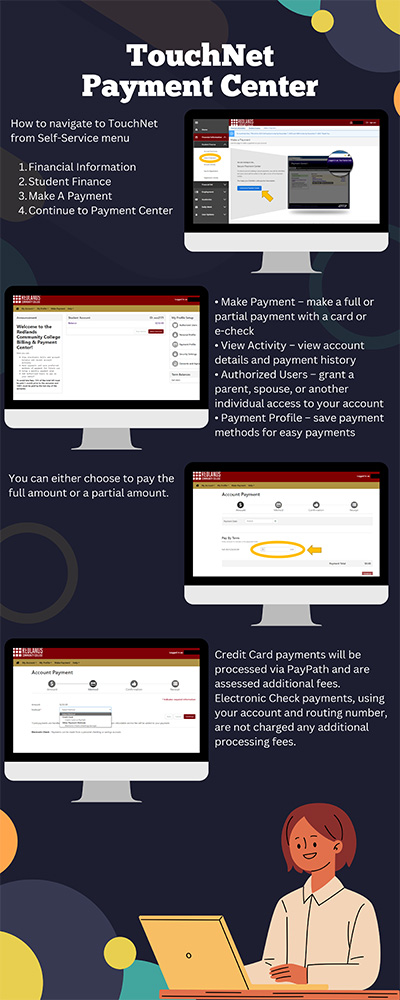 Touch Net Payment Center example